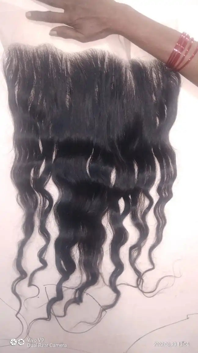 7x7 for Swiss Transparent Lace Closure 360 Lace Frontal 100% Indian Transparent Lace Closure Light Color Human Hair Extensions