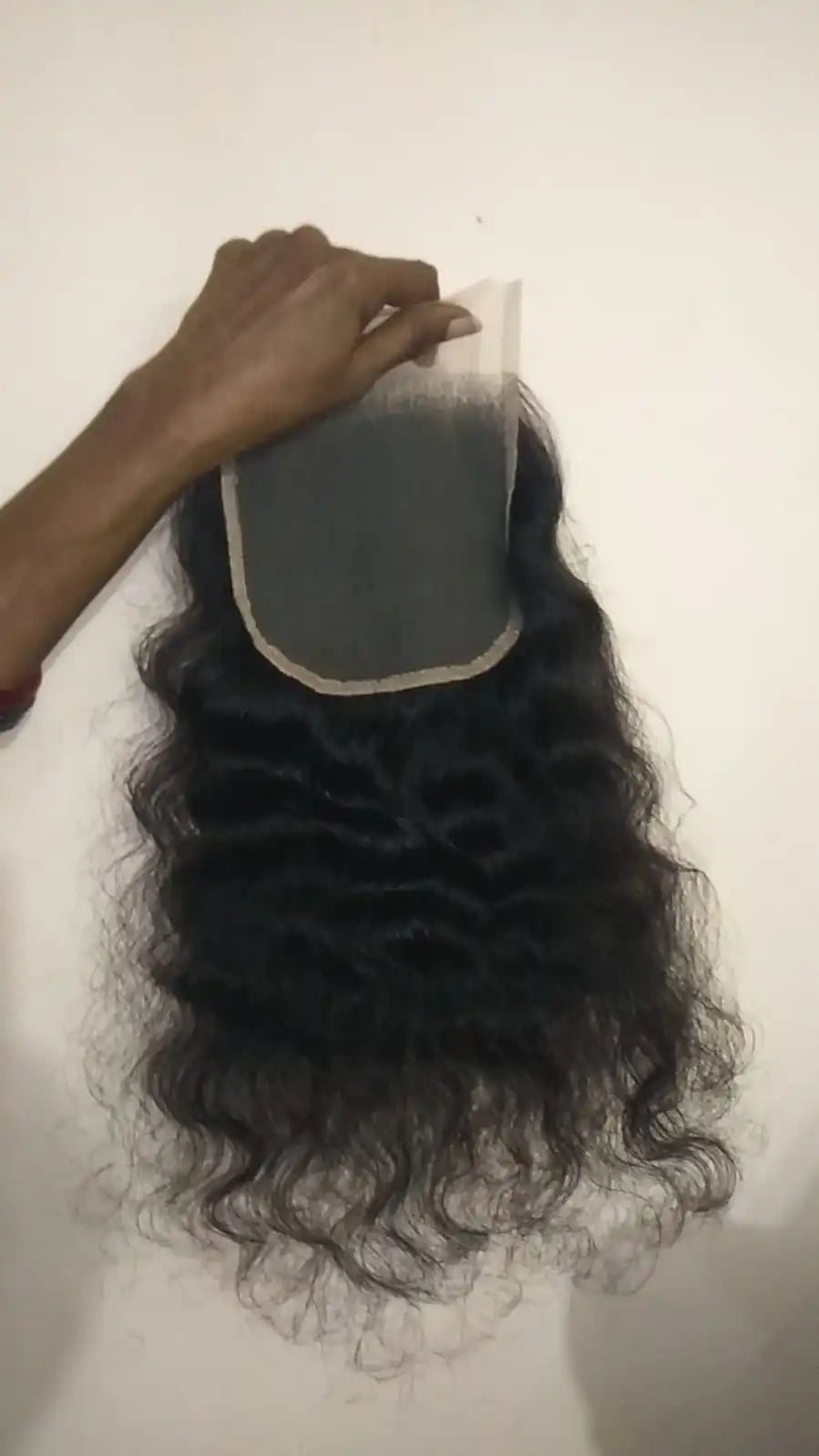 7x7 for Swiss Transparent Lace Closure 360 Lace Frontal 100% Indian Transparent Lace Closure Light Color Human Hair Extensions