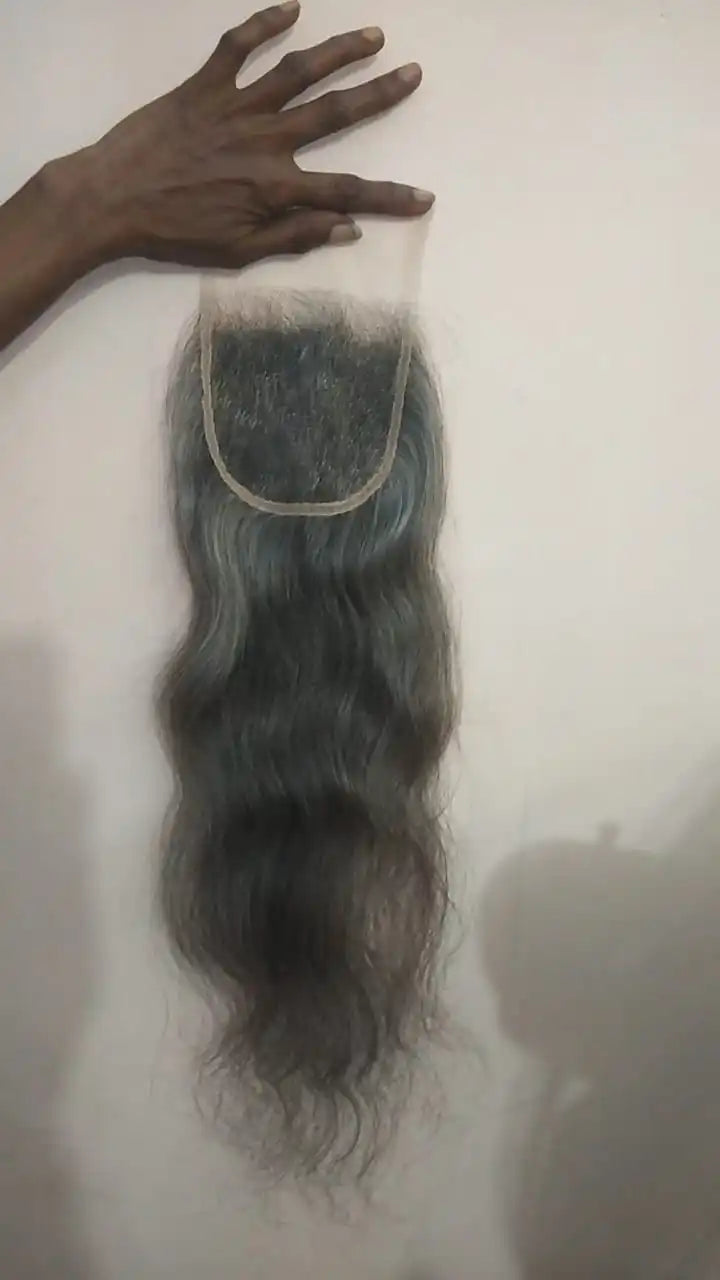 7x7 for Swiss Transparent Lace Closure 360 Lace Frontal 100% Indian Transparent Lace Closure Light Color Human Hair Extensions