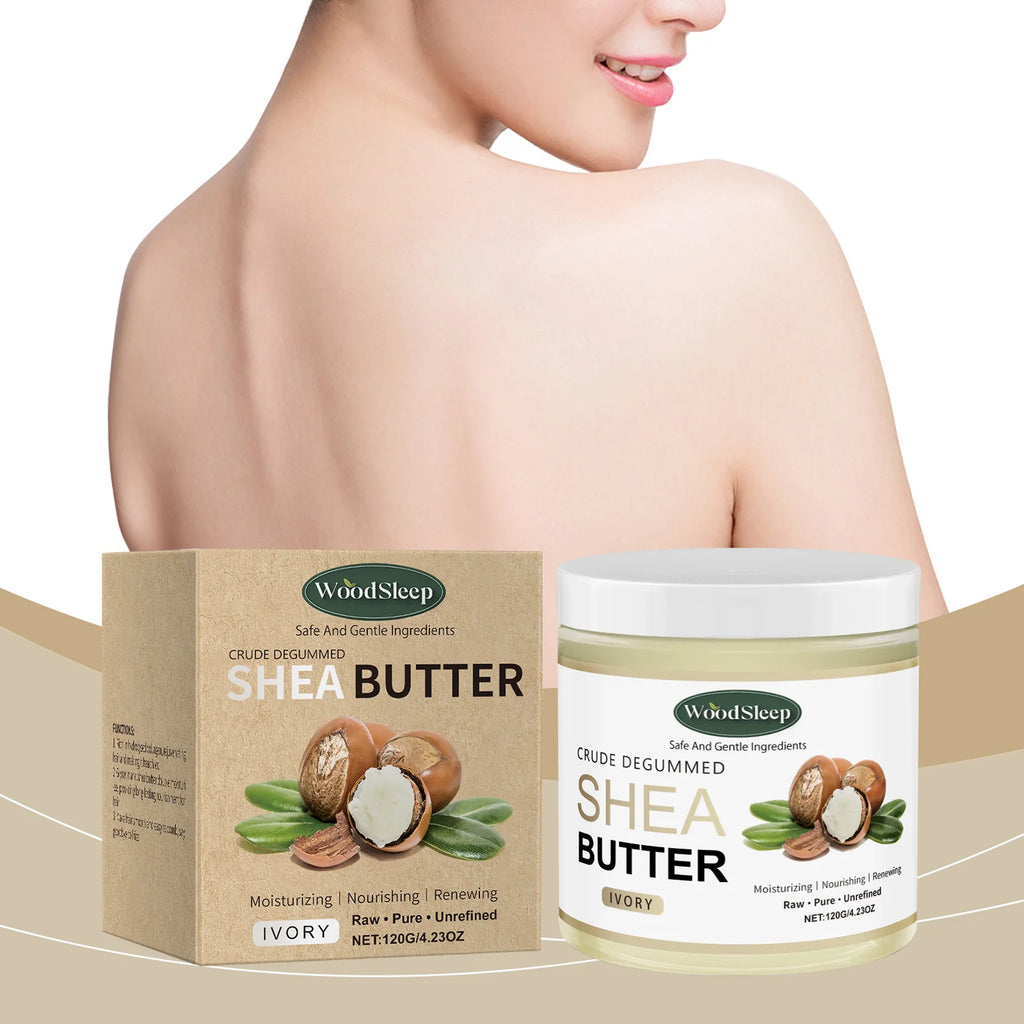 Crude Shea Butter Cream Deep Moisturizing Nourishing Multi Purpose For Extremely Dry Skin Face Hand Body Skin Care Cream
