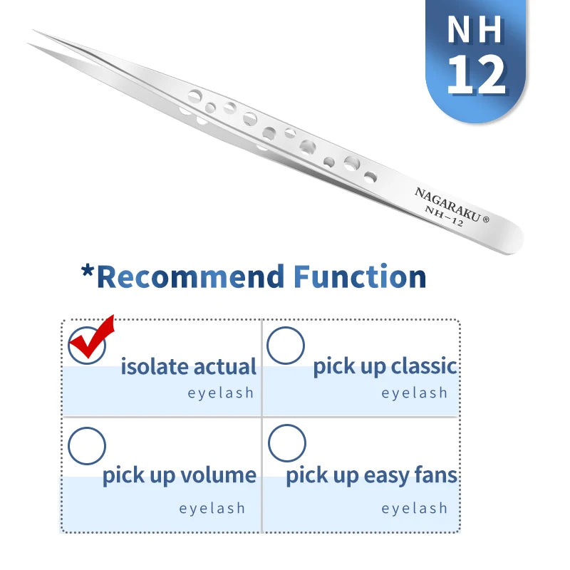 NAGARAKU Professional Volume Tweezer 3D Accurate Pincet