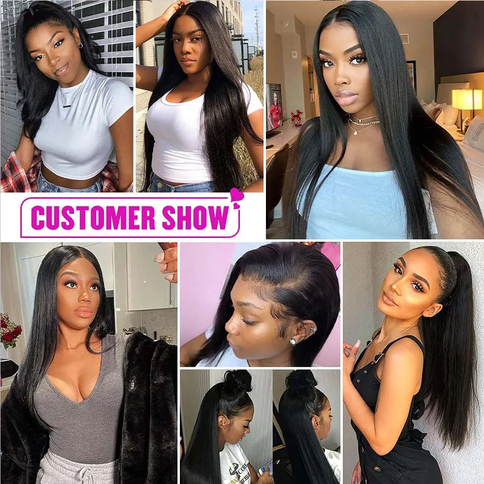 HD Transparent Lace Front Wig 13x4/13x6/5x5 - Straight, Pre-Plucked