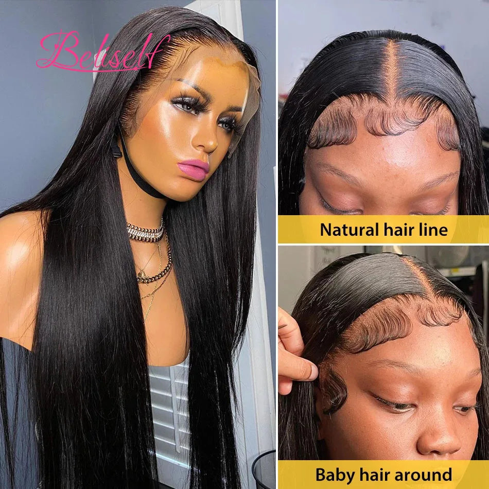 HD Transparent Lace Front Wig 13x4/13x6/5x5 - Straight, Pre-Plucked