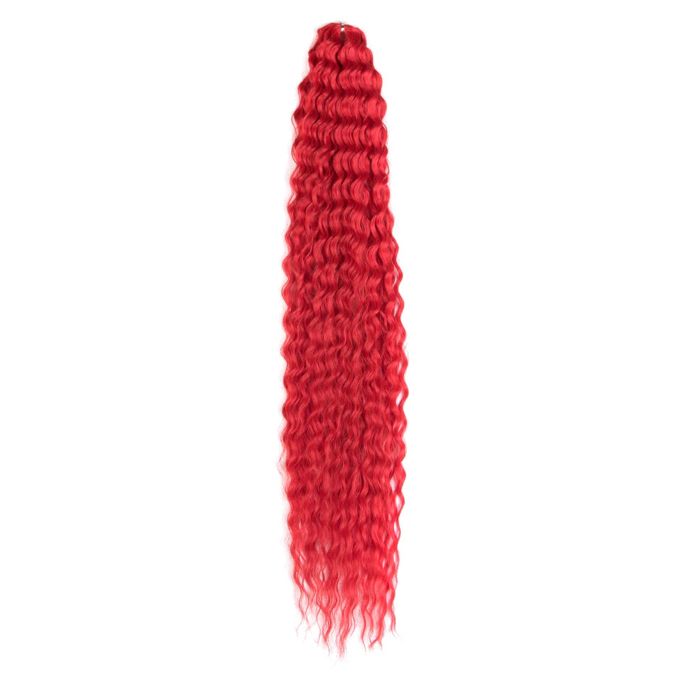 Trinity Loose Deep Wave Crochet Hair – 24" Synthetic Twist