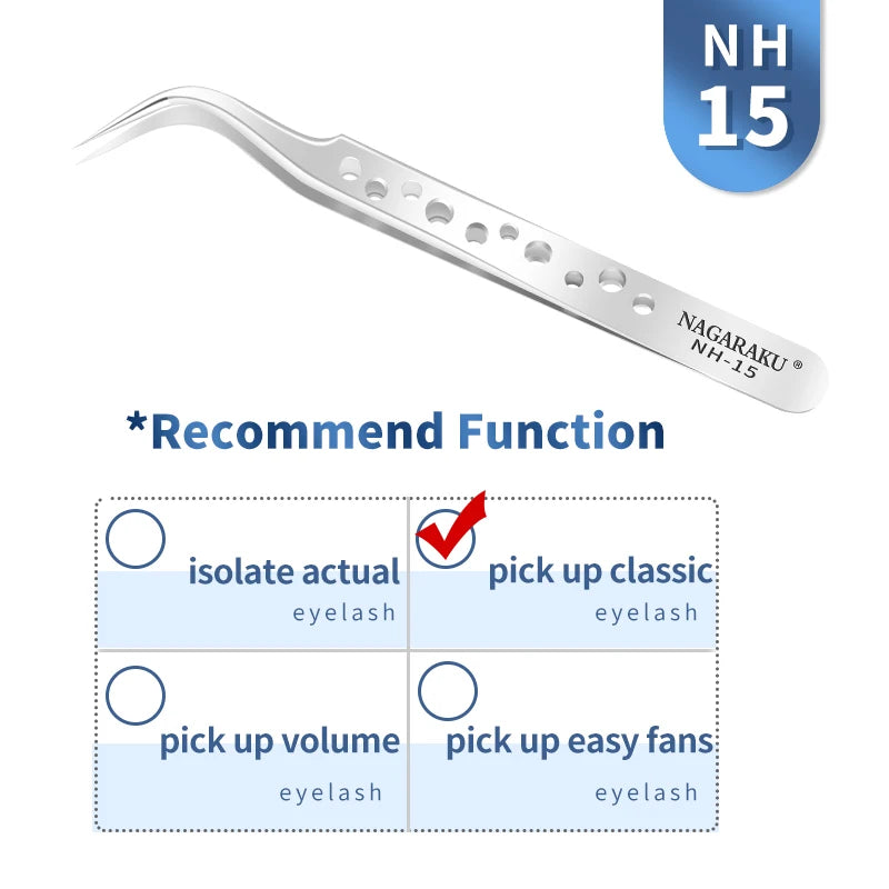 NAGARAKU Professional Volume Tweezer 3D Accurate Pincet