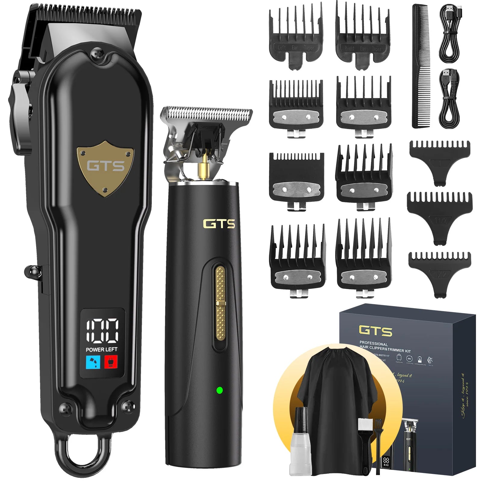 Trinity Hair Trimmer – Professional Cordless USB Rechargeable