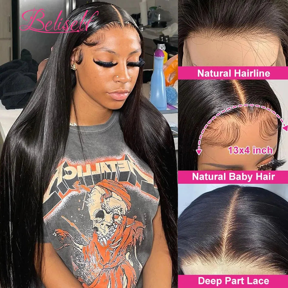 HD Transparent Lace Front Wig 13x4/13x6/5x5 - Straight, Pre-Plucked