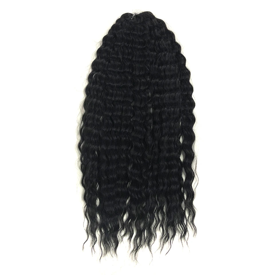 Trinity Loose Deep Wave Crochet Hair – 24" Synthetic Twist