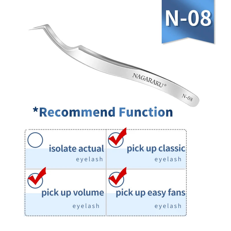NAGARAKU Professional Volume Tweezer 3D Accurate Pincet