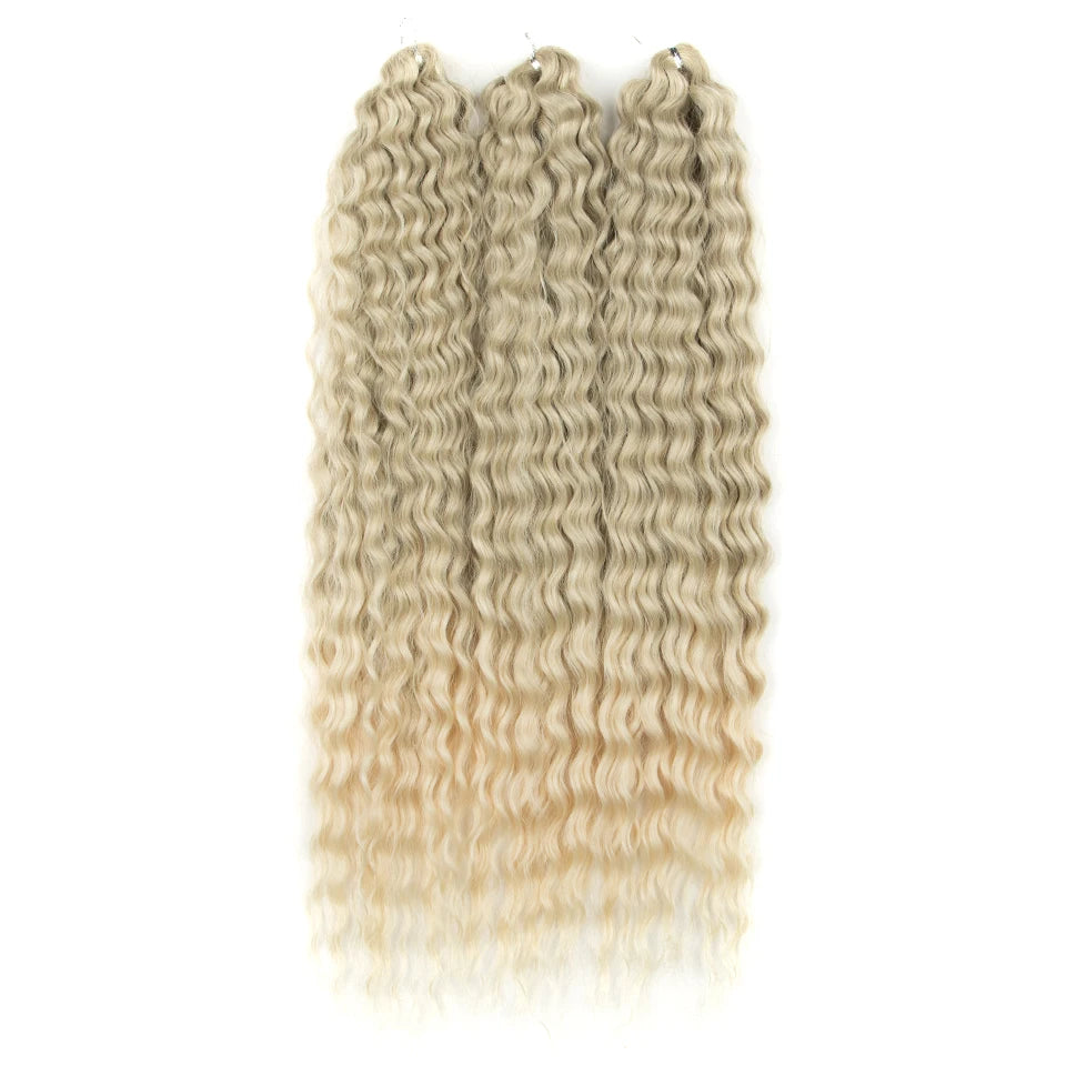 Trinity Loose Deep Wave Crochet Hair – 24" Synthetic Twist