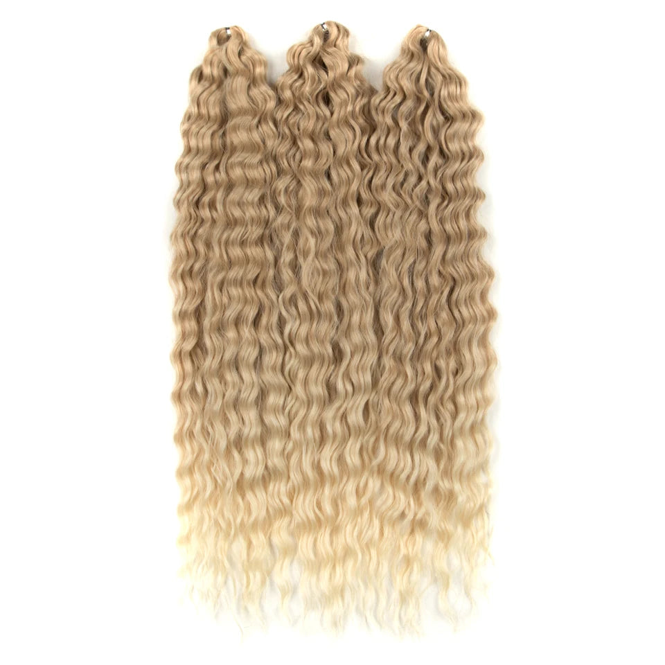 Trinity Loose Deep Wave Crochet Hair – 24" Synthetic Twist