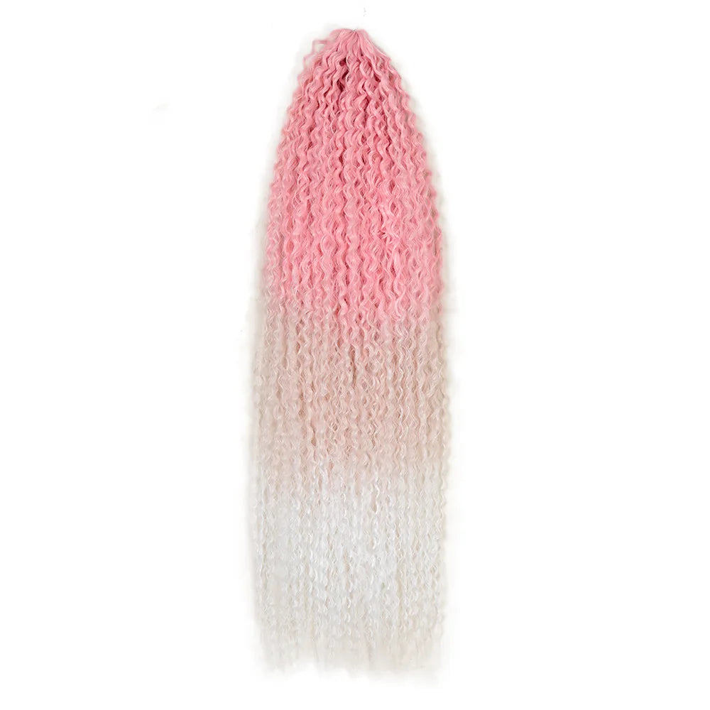 Trinity Deep Wave Crochet Hair – Afro Kinky Bulk Extension