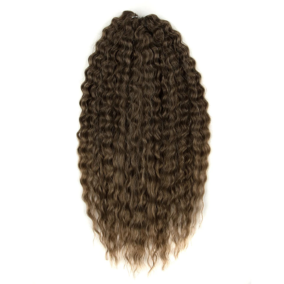 Trinity Loose Deep Wave Crochet Hair – 24" Synthetic Twist