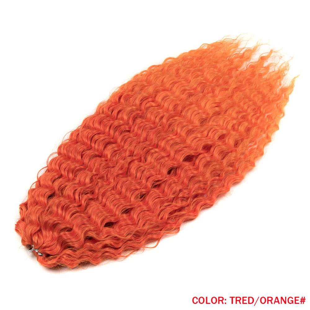 Trinity Loose Deep Wave Crochet Hair – 24" Synthetic Twist
