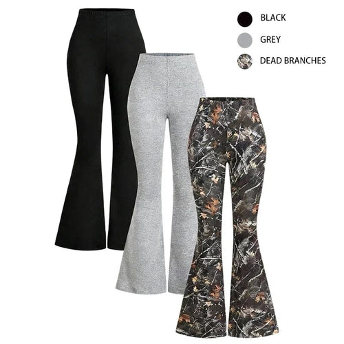 Trinity Flare Yoga Pants – High Waist Casual Fitness House of Trinity