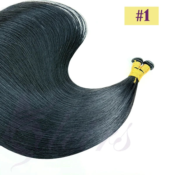 ADEIRS Genius Human Hair Weft Bundles  Remy 100% Really Human Hair Extensions Straight Can Curly  Invisible Comfort Hair Weaves