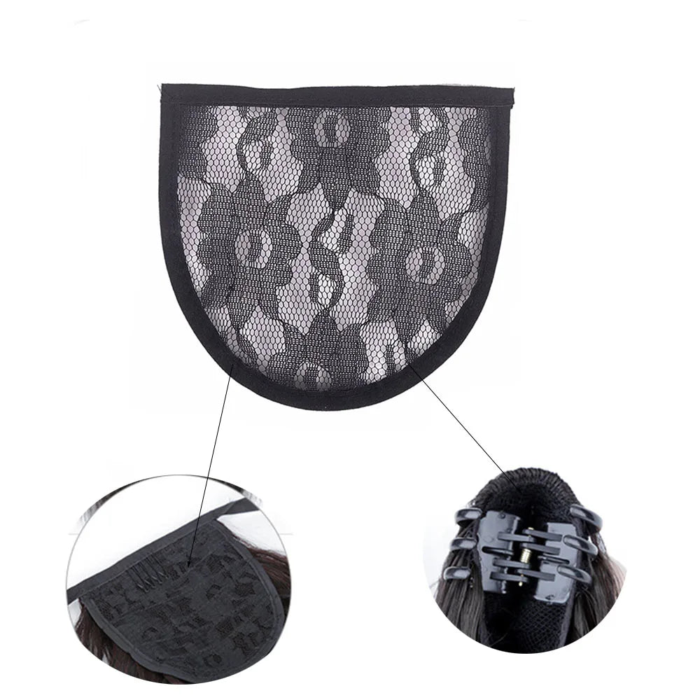5pcs/bag Swiss Lace Net Make Drawstring Ponytail Lace Wigs Ic Hair Nets Braiding Wigs Cornrow Cap for Wig Accessories