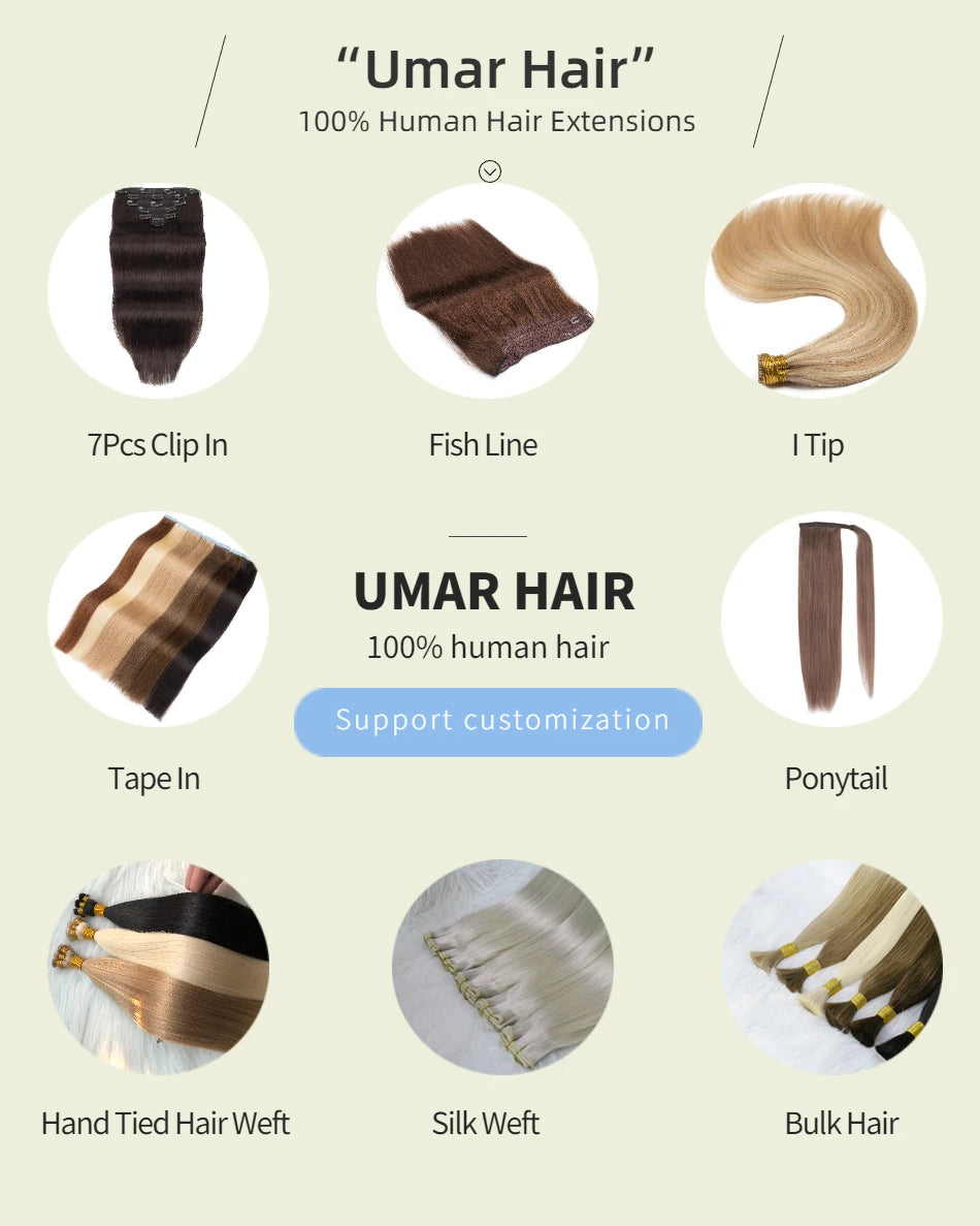 Genius Weft 100% Natural Human Hair Weft Straight Invisible Hair Extensions For Women 100G Double Drawn Hairpiece Hair Bundles