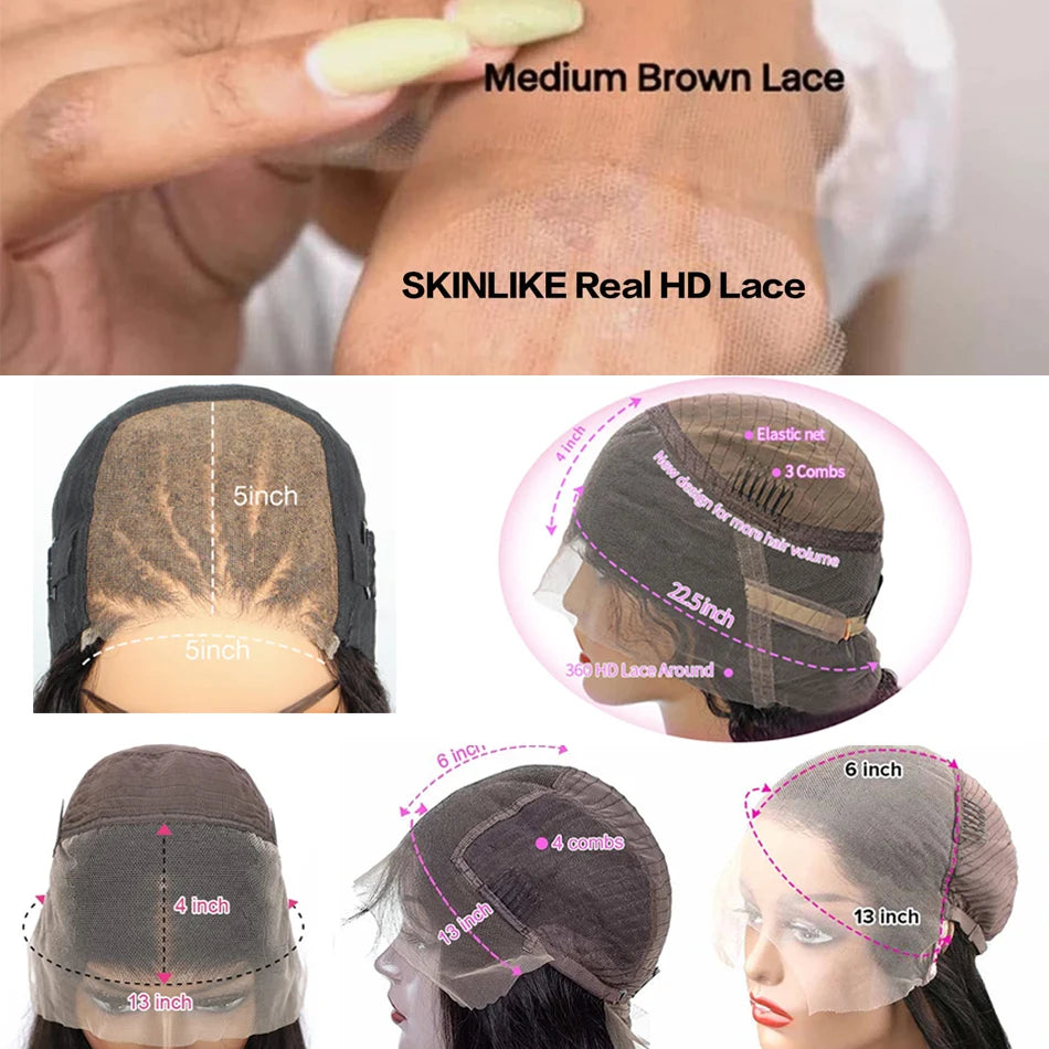 HD Transparent Lace Front Wig 13x4/13x6/5x5 - Straight, Pre-Plucked