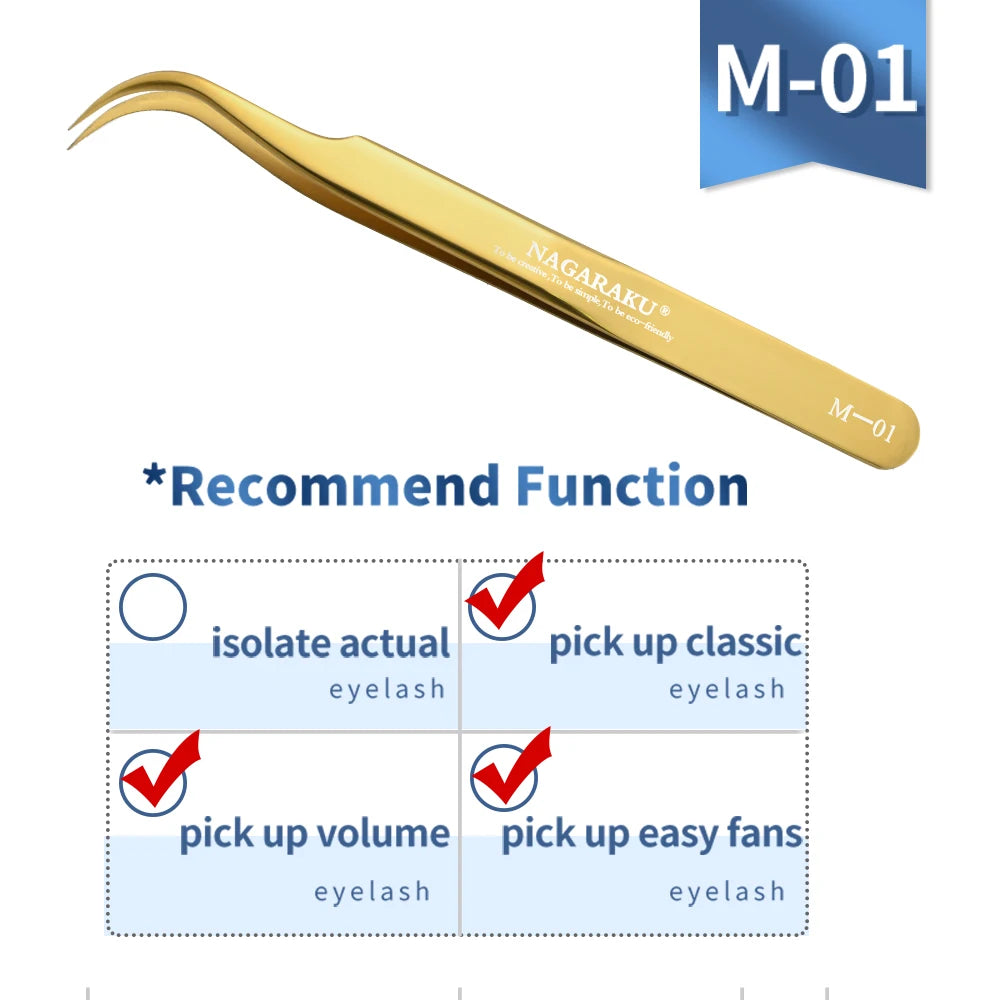 NAGARAKU Professional Volume Tweezer 3D Accurate Pincet