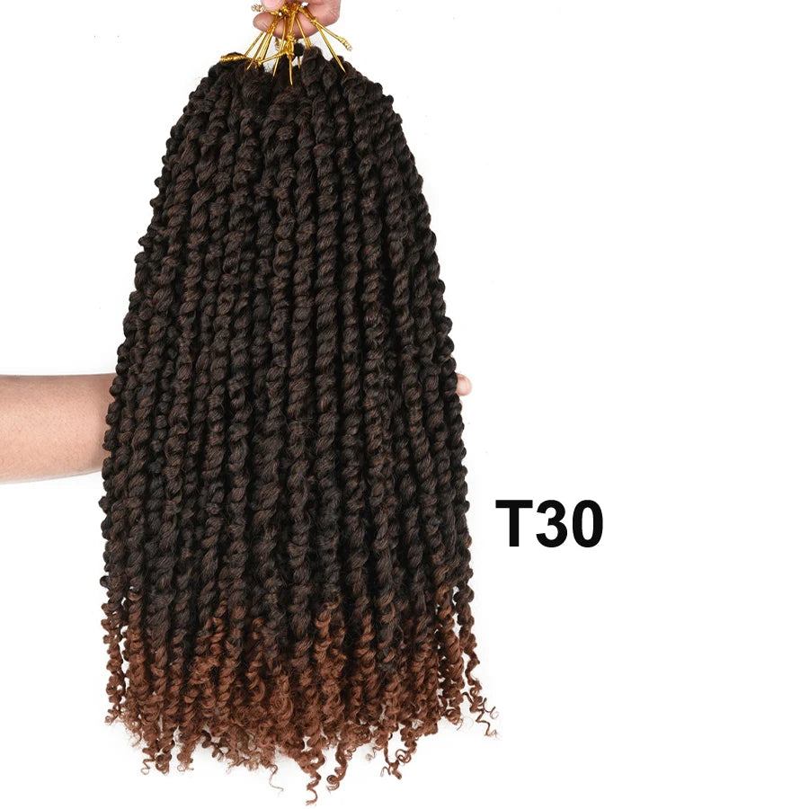 Trinity Pre-Twisted Passion Twist Crochet Hair