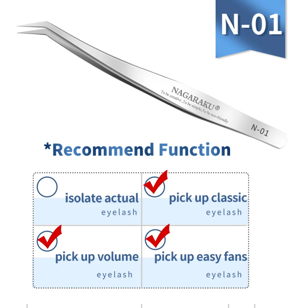 NAGARAKU Professional Volume Tweezer 3D Accurate Pincet
