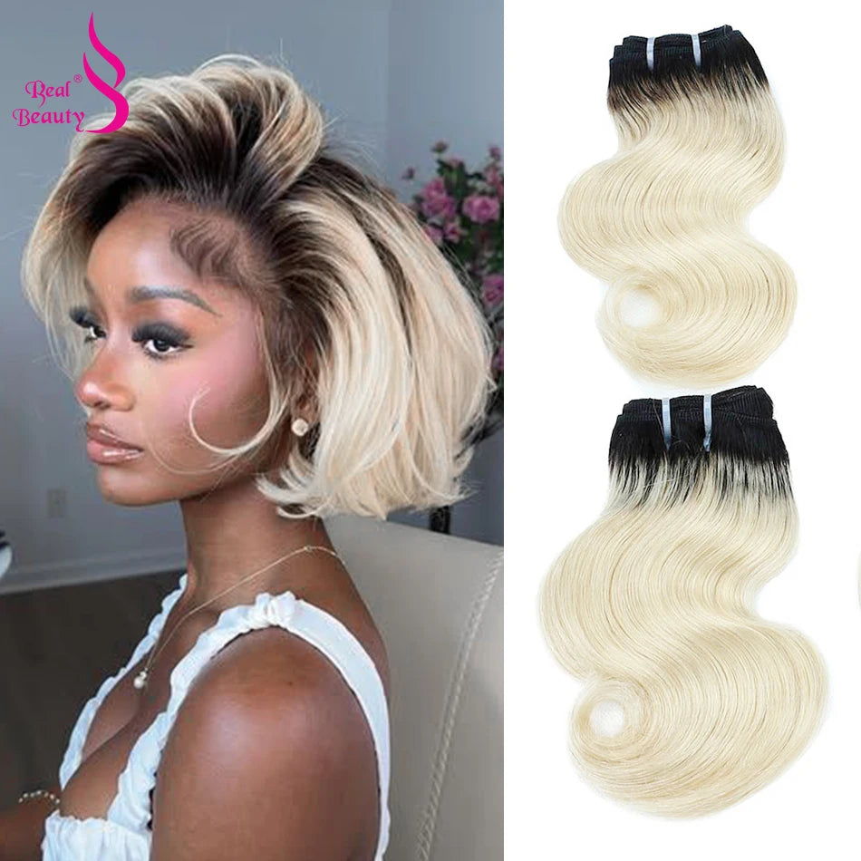 Trinity Ombre Body Wave Human Hair Bundles – Short Bob
