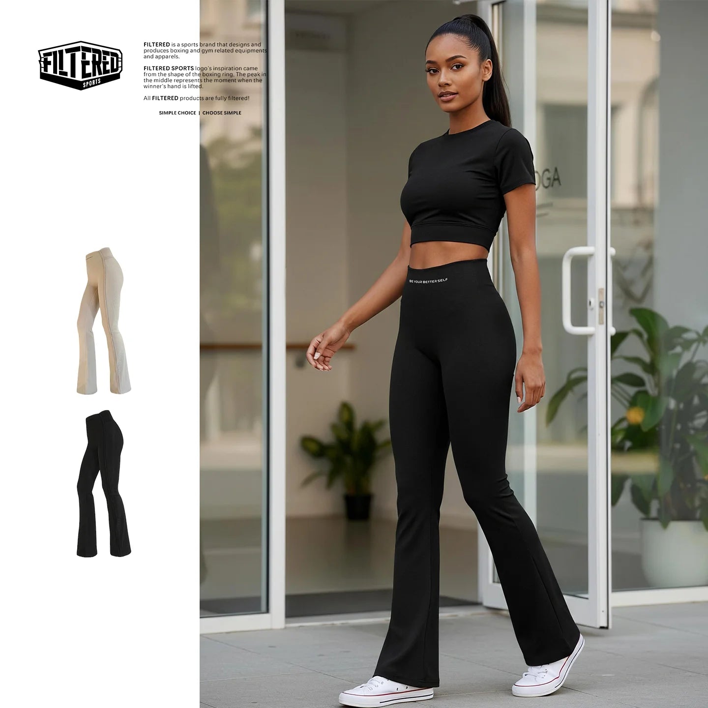 Trinity Bootcut Yoga Pants – Tummy Control 4-Way Stretch House of Trinity