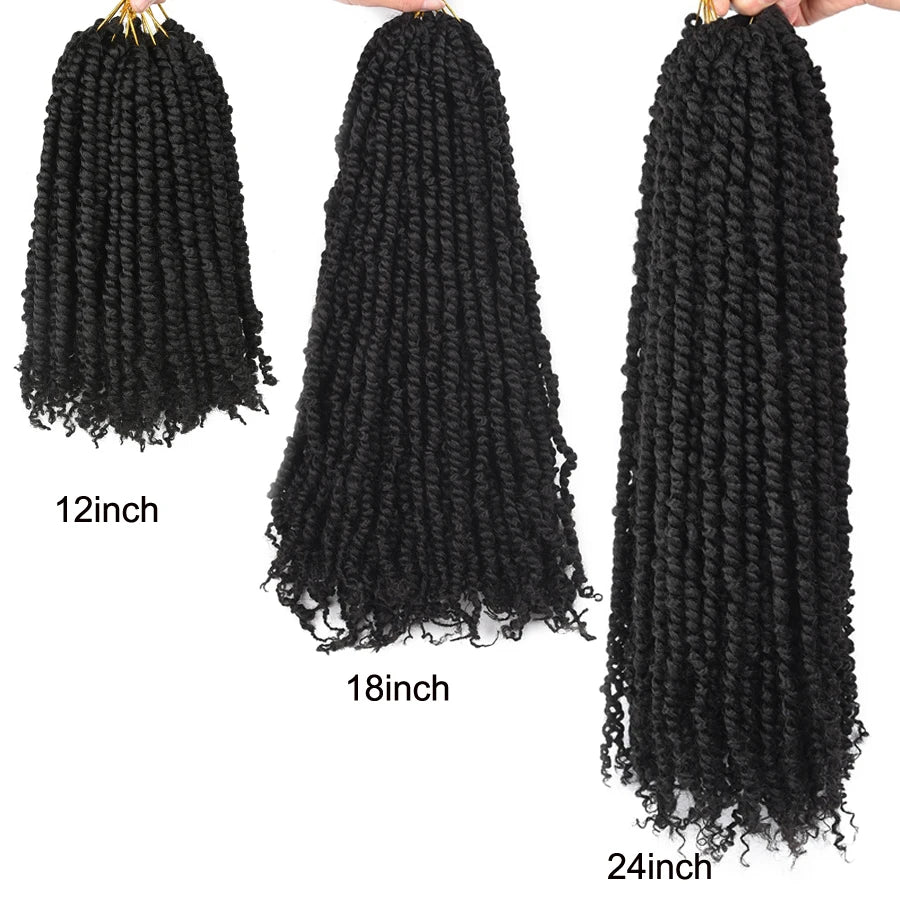 Trinity Pre-Twisted Passion Twist Crochet Hair