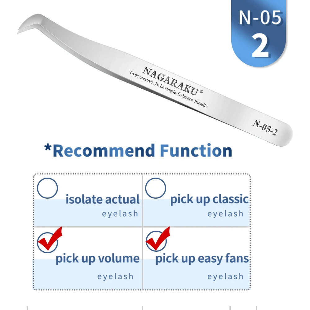 NAGARAKU Professional Volume Tweezer 3D Accurate Pincet