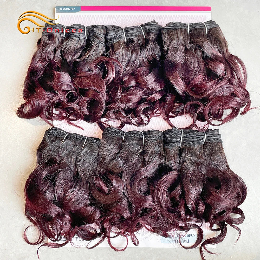 Trinity Blonde Bouncy Curly Human Hair Bundles