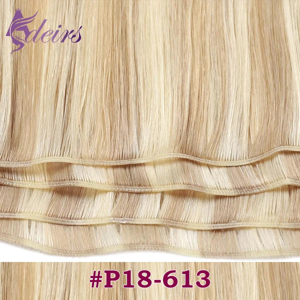 ADEIRS Genius Human Hair Weft Bundles  Remy 100% Really Human Hair Extensions Straight Can Curly  Invisible Comfort Hair Weaves