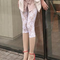 Trinity Lace Sheer Leggings – Floral Rose Mesh Tights House of Trinity
