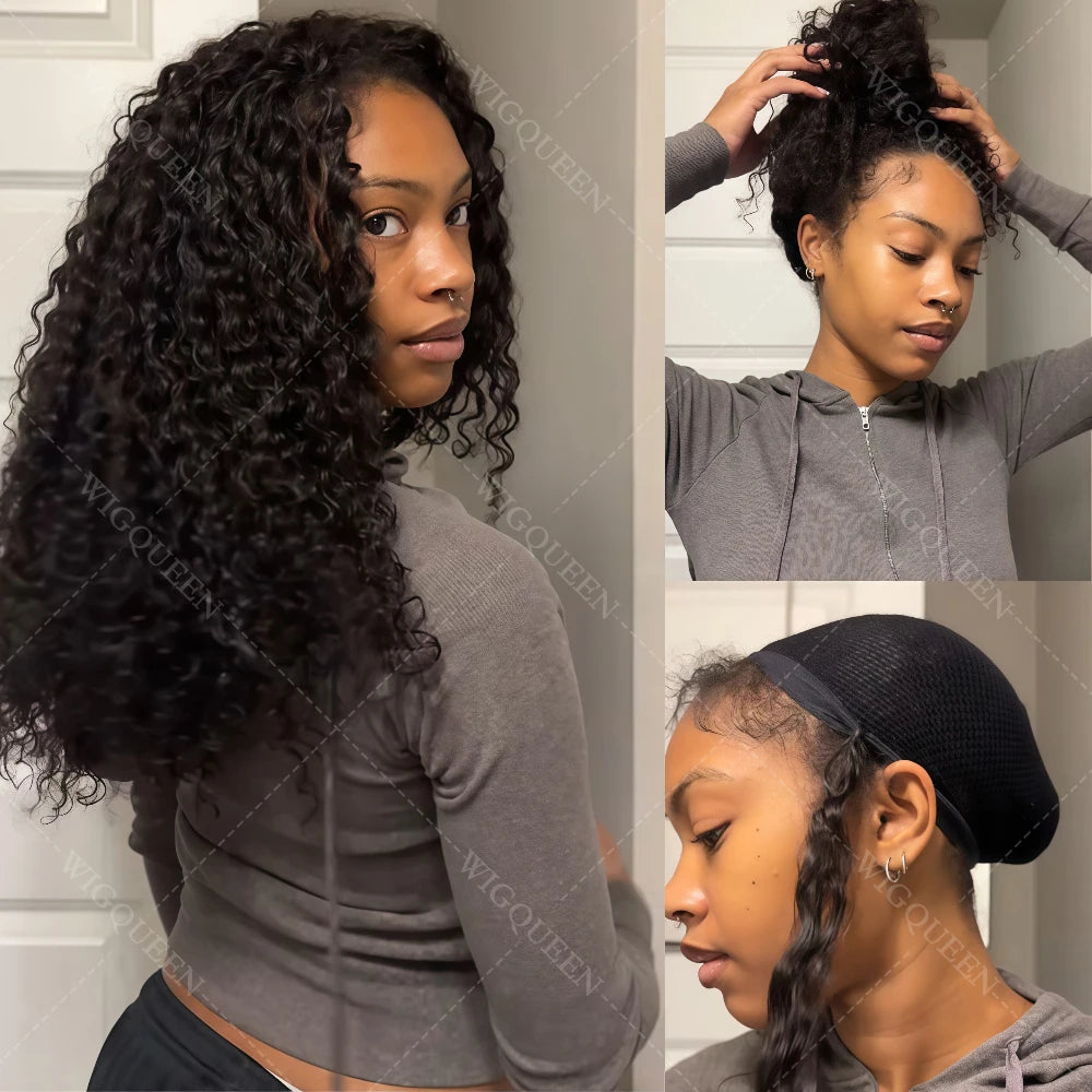 427 Highlight Feather Crochet Human Hair Extension For Braid Kinky Curly Pre-Separated Knotless Small Spirals Curly Crochet Hair