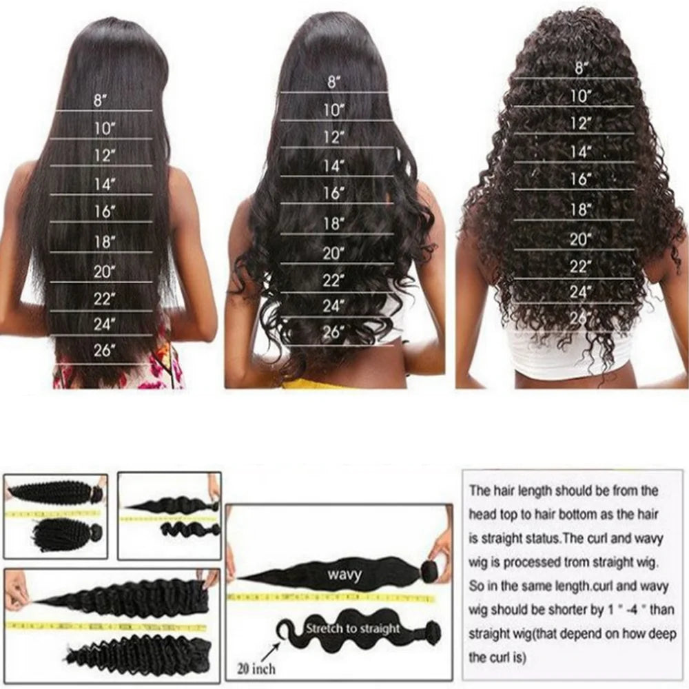 30Inch Deep Wave Synthetic Wig Glueless Full Lace Middle Part Afro Curly Hair For Black Women