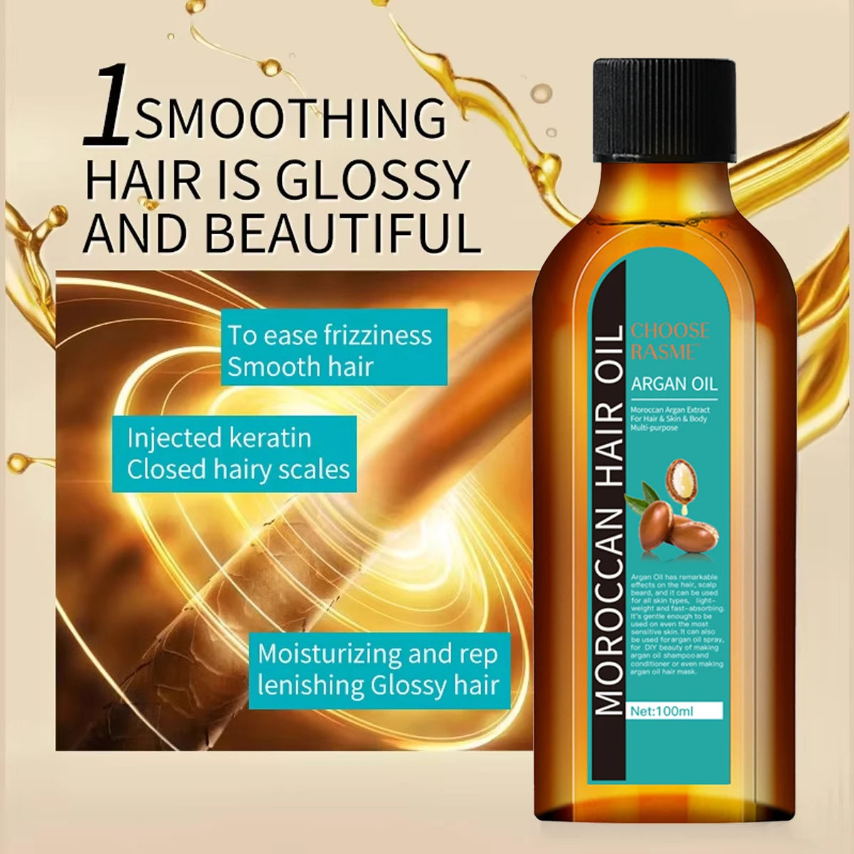 Trinity Hair Repair Oil – Moroccan Argan Treatment House of Trinity