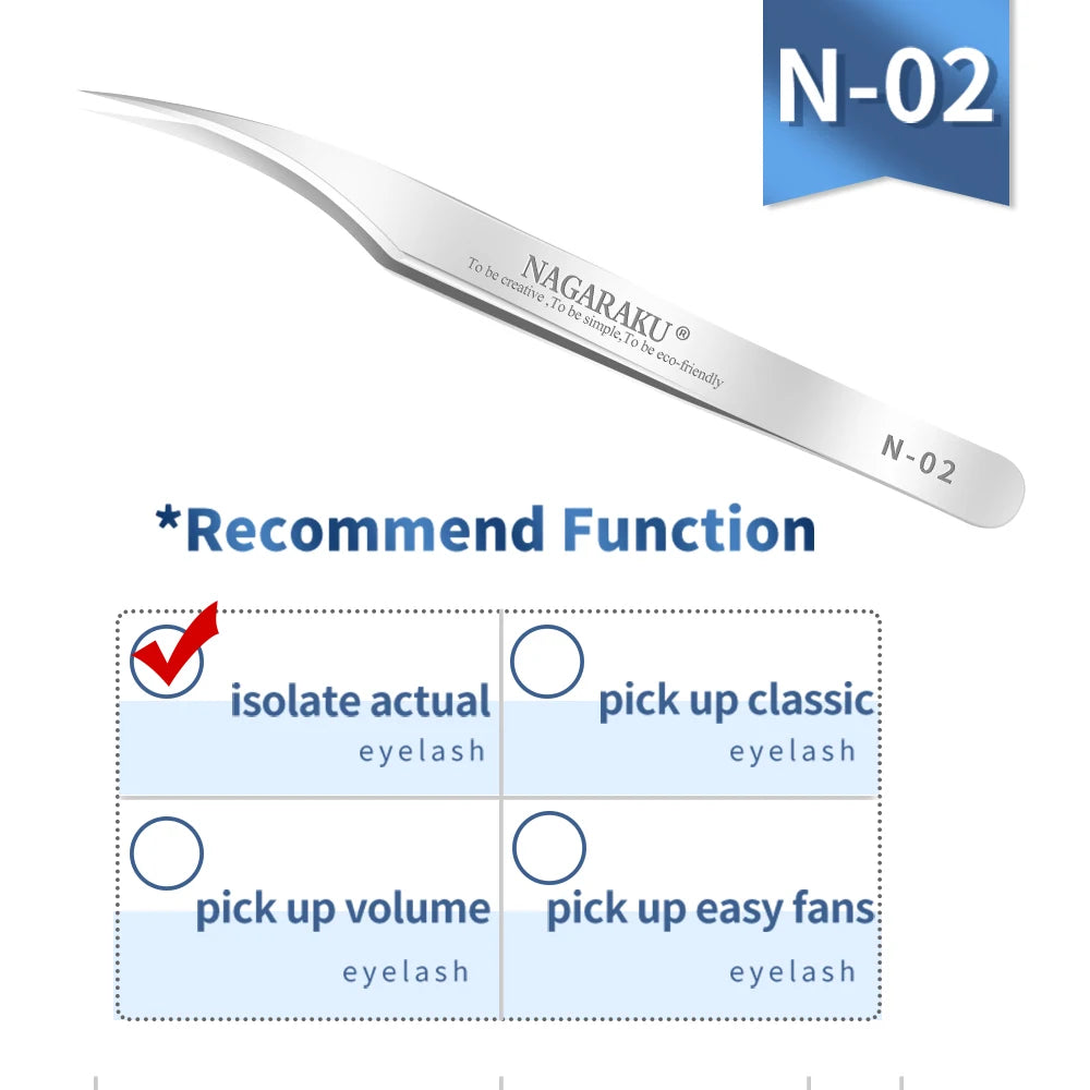 NAGARAKU Professional Volume Tweezer 3D Accurate Pincet