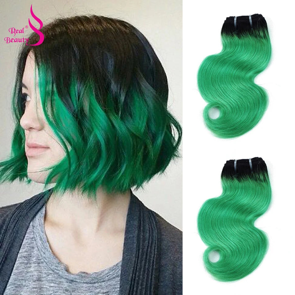 Trinity Ombre Body Wave Human Hair Bundles – Short Bob