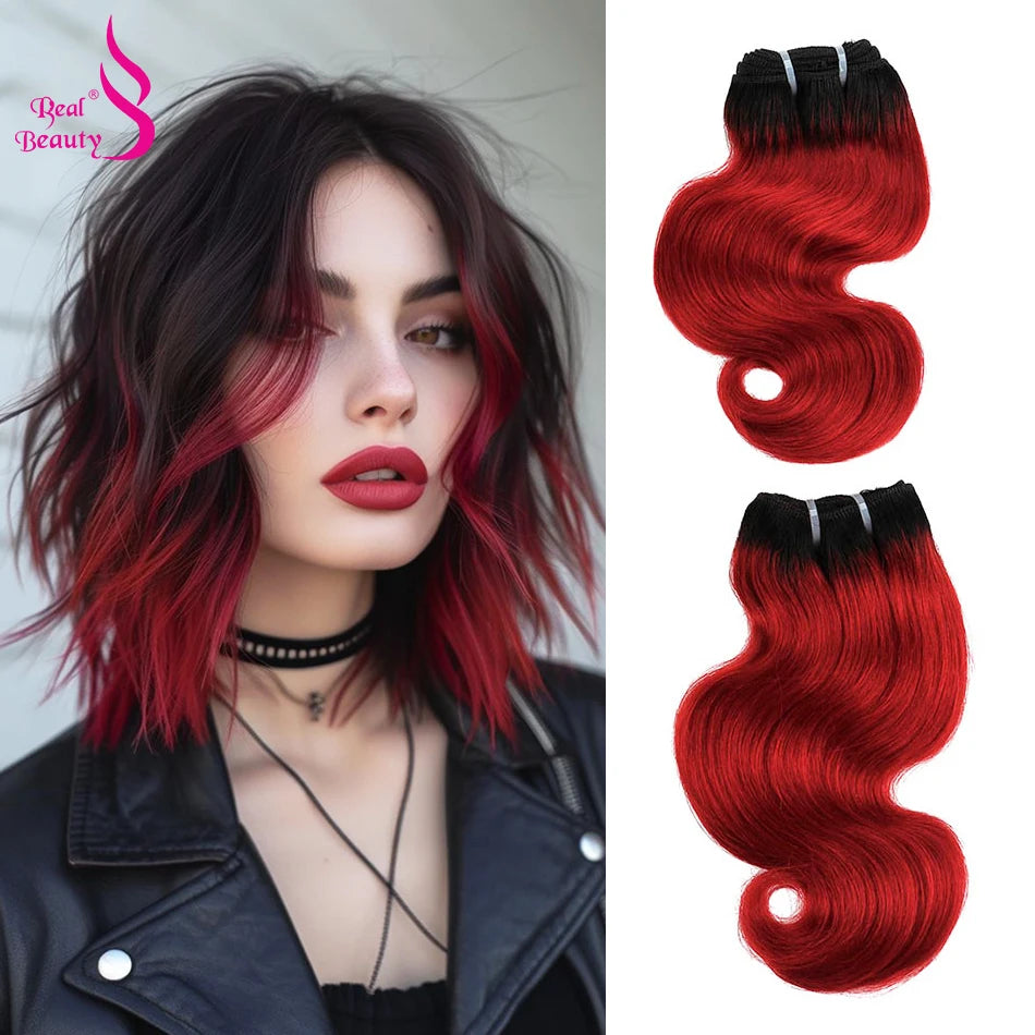 Trinity Ombre Body Wave Human Hair Bundles – Short Bob