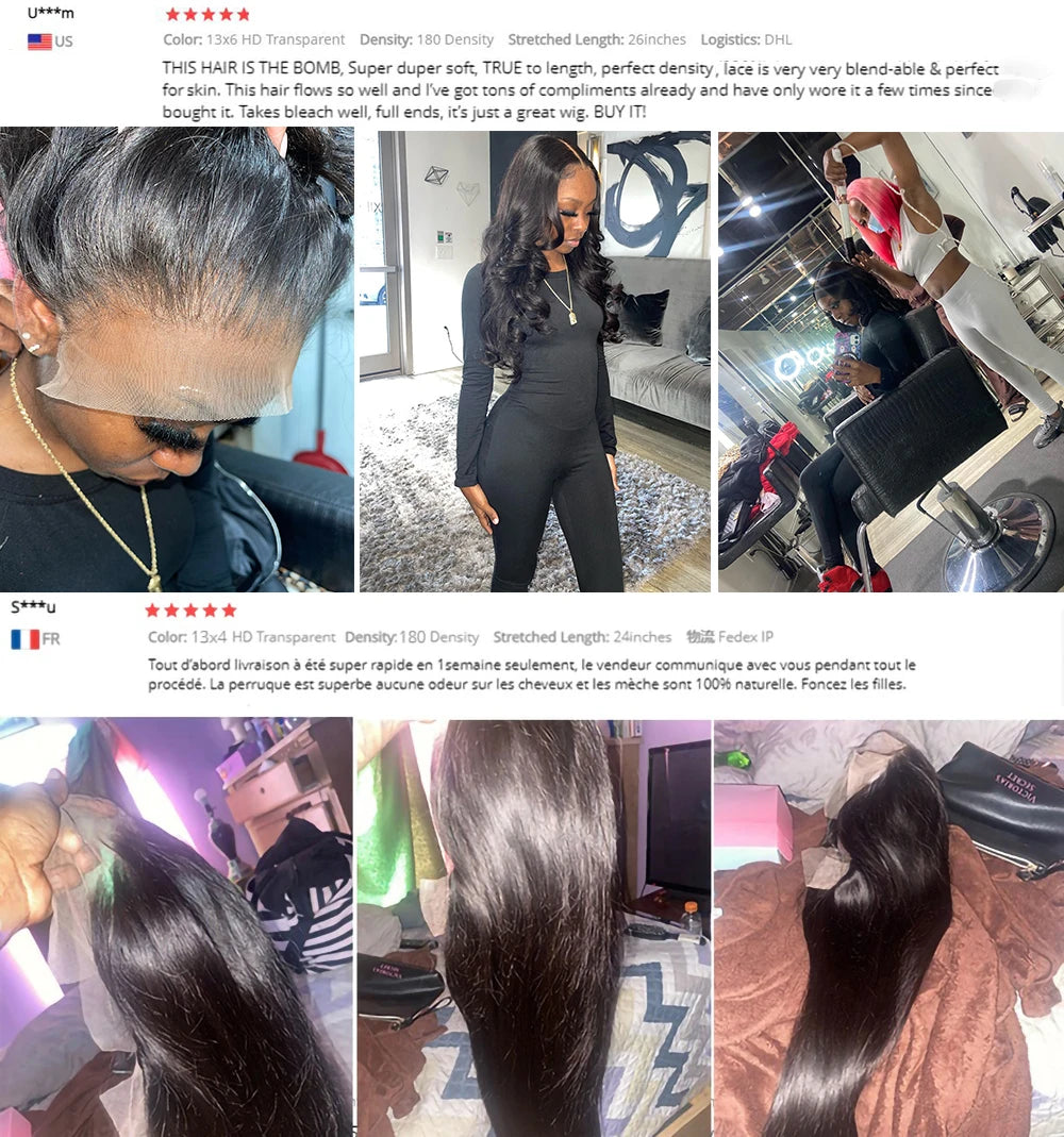 Trinity HD Lace Frontal Wig – 30" Bone Straight Human Hair House of Trinity