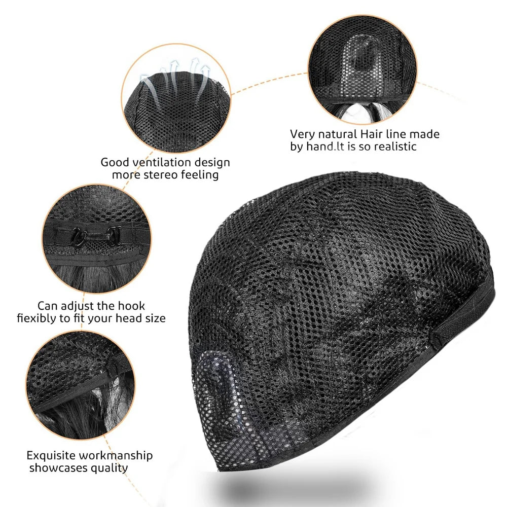 30Inch Deep Wave Synthetic Wig Glueless Full Lace Middle Part Afro Curly Hair For Black Women