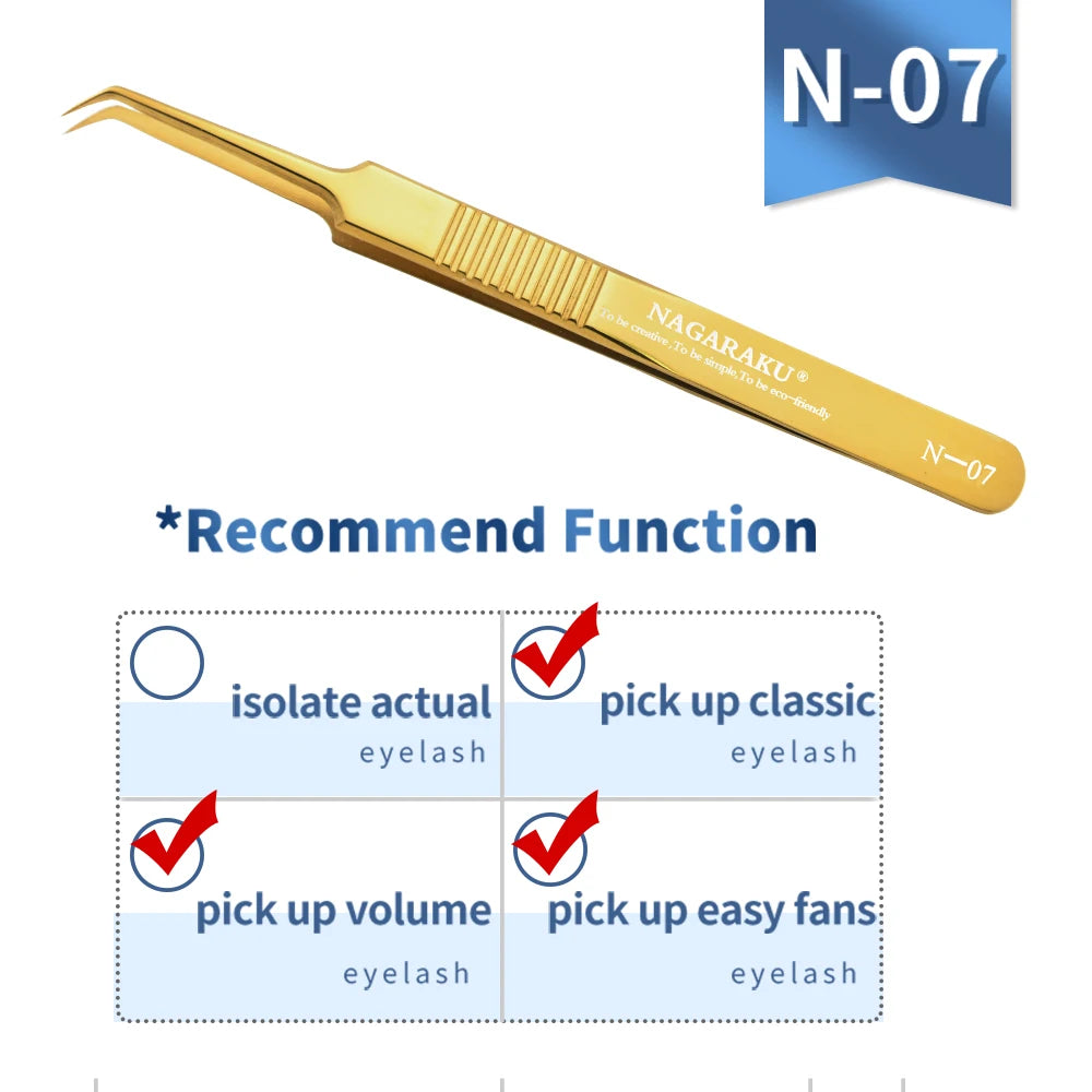 NAGARAKU Professional Volume Tweezer 3D Accurate Pincet