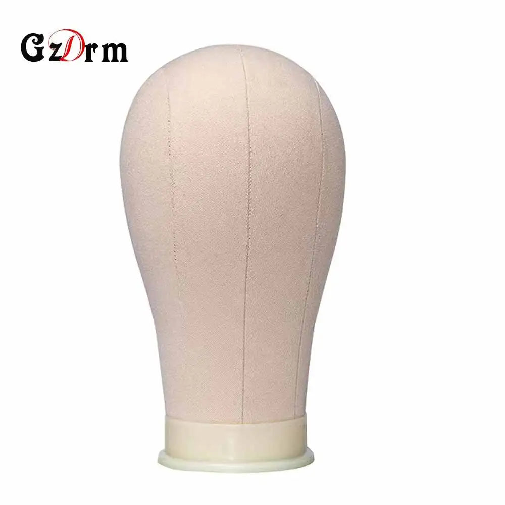 21inch 23inch Wig Head Mannequin Head with Wig Stand ,Manikin Canvas Head for Wigs Making Display with pins