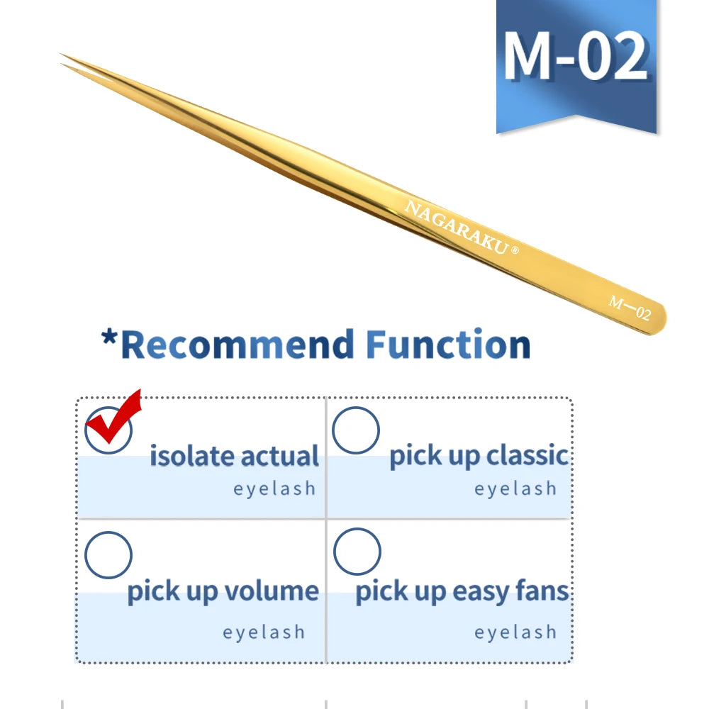 NAGARAKU Professional Volume Tweezer 3D Accurate Pincet
