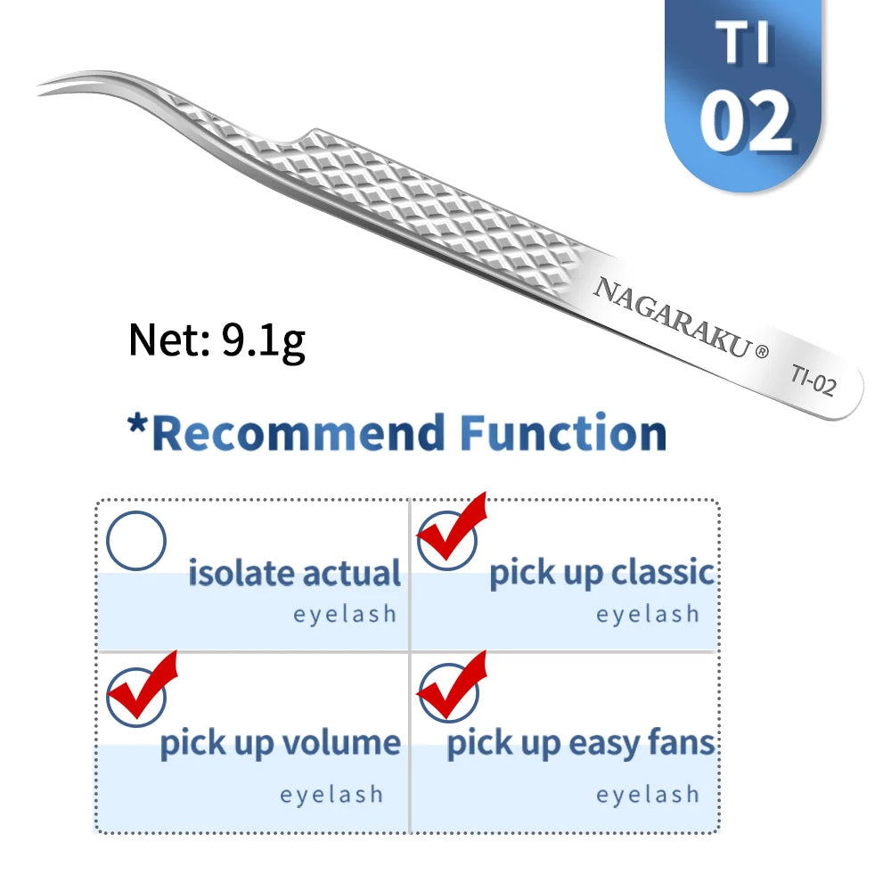 NAGARAKU Professional Volume Tweezer 3D Accurate Pincet