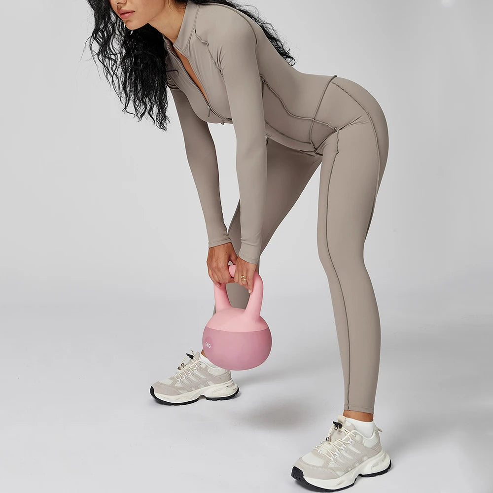 Trinity Power Bodysuit – Long-Sleeve Zip-Up Jumpsuit House of Trinity