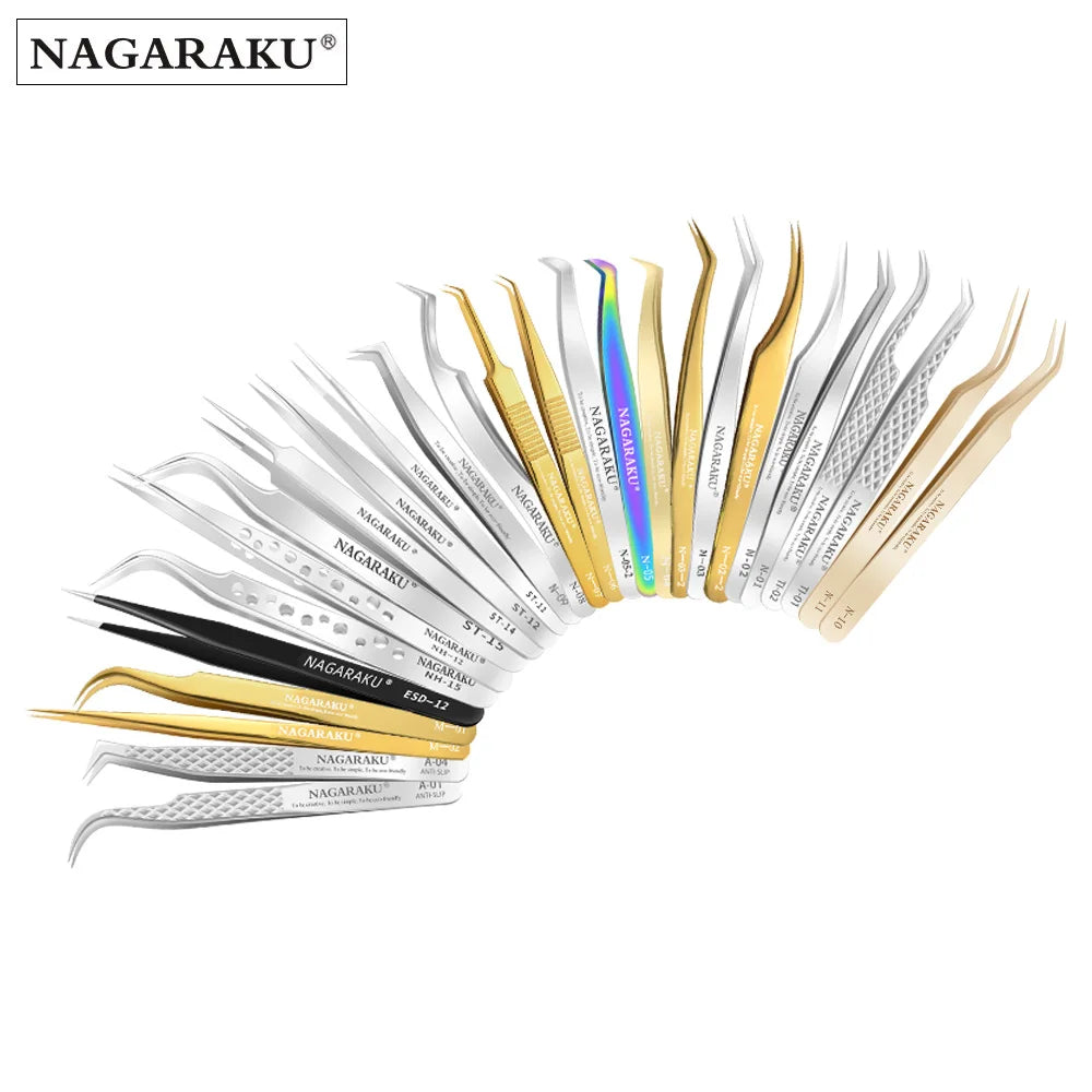 NAGARAKU Professional Volume Tweezer 3D Accurate Pincet