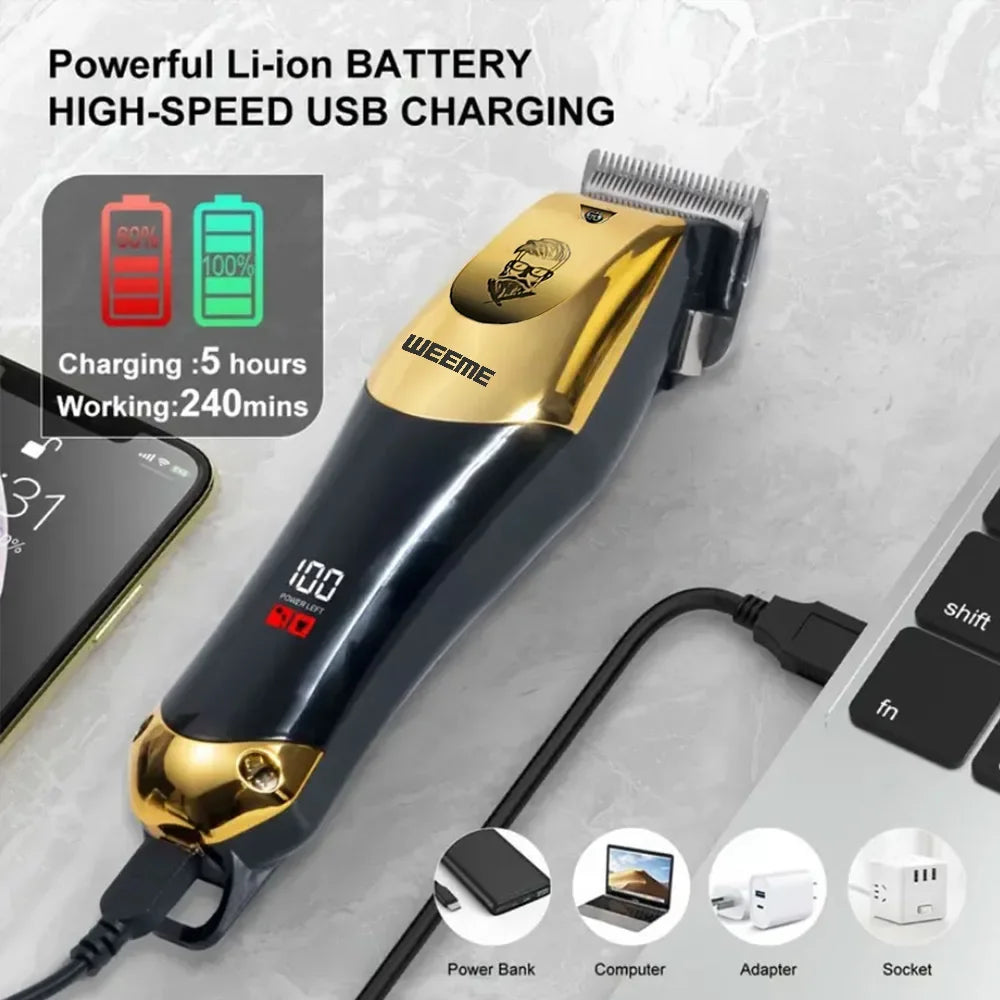 Trinity Hair Clipper – Vintage Style Cordless Electric