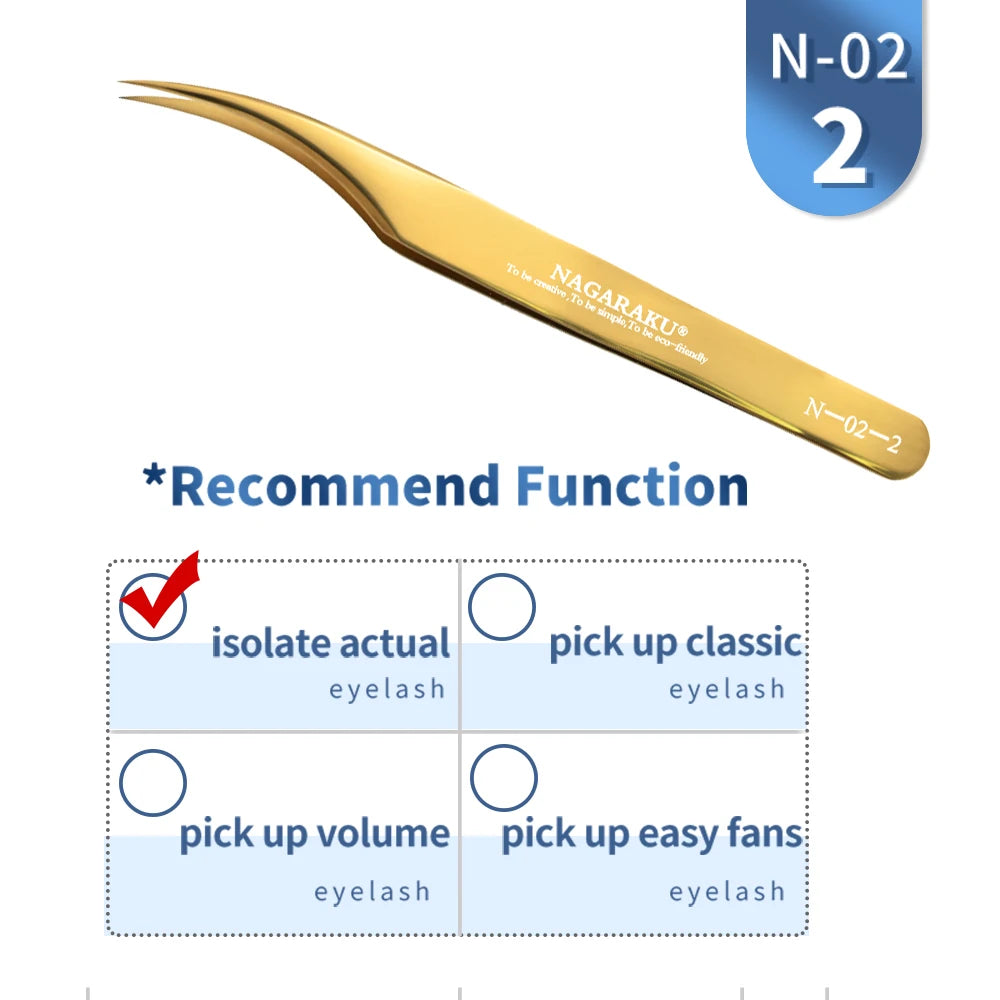 NAGARAKU Professional Volume Tweezer 3D Accurate Pincet