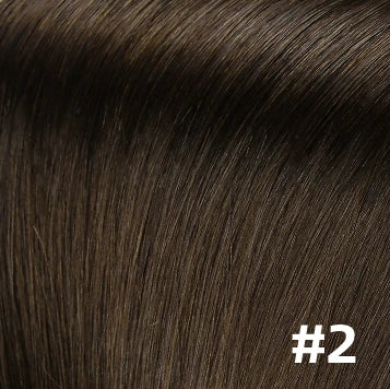 Genius Weft 100% Natural Human Hair Weft Straight Invisible Hair Extensions For Women 100G Double Drawn Hairpiece Hair Bundles